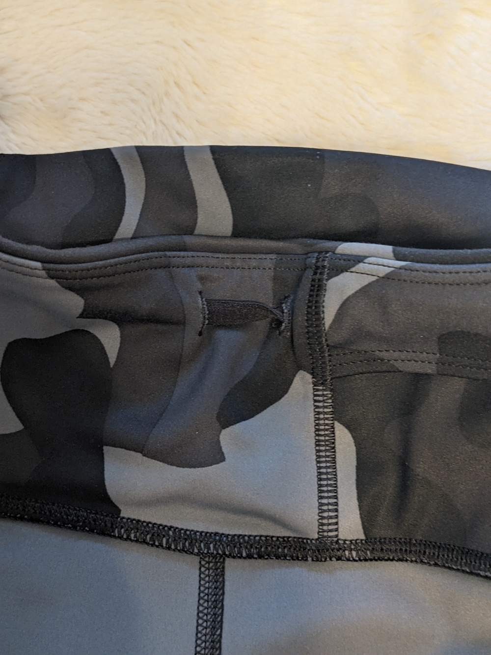 Athleta Gray & Black Camo High-Rise Leggings - Picture 8 of 9